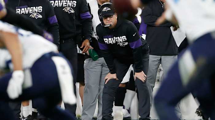 john-harbaugh-ravens-titans-playoff-rematch-decisions